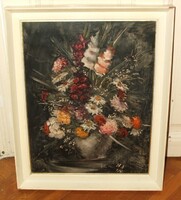 VIRÁGCSENDÉLET NA 990 szignóval FEHÉR KERETBEN