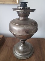 Antik, olaj lámpás - talpasan
