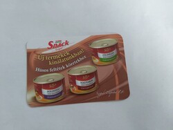 Szegedi Paprika ZRt. Szeged kártyanaptár 2022 - Snack termékek