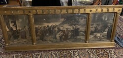 Krisztus temetése, triptichon, hármas kép