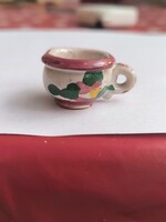 MINI kerámia festett pohár  eladó!