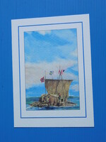 Norwegian postcard: kon-tiki, oslo