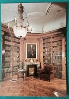 Festetics-kastély belső, Keszthely, Helikon Könyvtár, Festetics-család, 1979, postatiszta képeslap