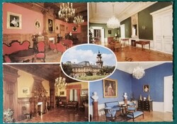 Festetics-kastély belső, Keszthely, Festetics-család, 1979,  postatiszta képeslap
