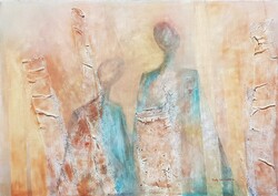Paál Zsuzsanna - Pár 50 x 70 cm olaj, vászon