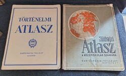 Papírrégiségek,történelmi és földrajzi atlaszok egyben. Kisautó, játék csere is érdekel