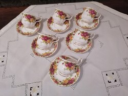 Royal Albert Old Country Roses angol porcelán teáscsésze alátéttel