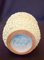 Gorka ugrasztott mázas kaktusz-kaspó!