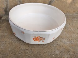 Nagyméretü rózsás porcelán  gránit mosdó tál