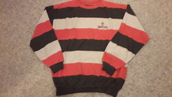 Etranger színes hosszú ujjú sport felső pulóver 50-52 Szép termék.