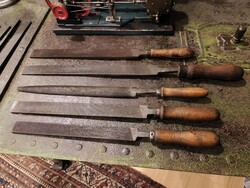 Reszelők egy kovácsműhelyből, jó minőségű 32 darab reszelő egy tételben eladó, kovács szerszámok