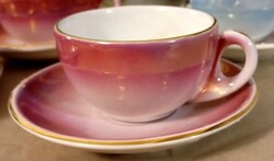 Charming retro ceramic coffee cup + saucer - art&decoration