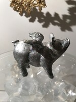 SZOBOR - MALAC - MŰGYANTA - 7,5 x 5 x 4,5 cm - NÉMET - GYŰJTEMÉNYBŐL - HIBÁTLAN