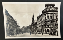 Pesti Hazai Első Takarék Pénztár épülete az Erzsébet körúton - Budapesti képeslap az 1910-es évekből