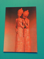 Képeslap: Kovács Margit szoboregyüttes: Nővérek