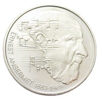 Svájc,5 francs 1983 - Ernest Ansermet karmester aUNC+ nikkel