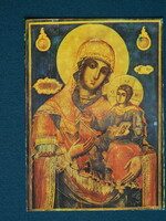 Képeslap - Szűz Mária a Gyermek Jézussal ikonográfia a keleti (bizánci–orosz) hagyományból