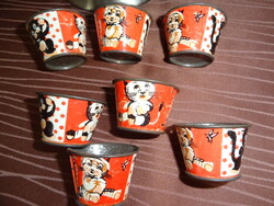 Retro Vintage ritkább Lemezárugyári kisbögrék