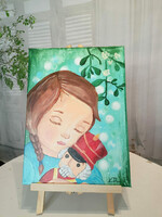 Akril festmény - Diótörő (An Leysen nyomán)