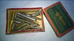 Évszázad toll-tollhegy-,100.évfordulóra Schuler Rt.Budapest Együtt v. db-ra is-Első magyar aczélírol