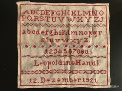 KÉZIMUNKA - 1921 DECEMBER 12 - ABC - MUZEÁLIS  - 35 x 33 cm