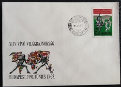 F12  / 1991 Vívó VB bélyeg FDC-n