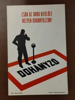 Retro munkavédelmi táblák, több darab egyben