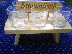 Stampedlis stoki pálinkás kínáló poharak