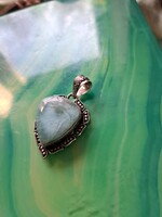 Dominikai larimár ezüstmedál