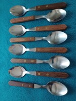 8 db Tramontina fanyelű rozsdamentes evőkanál