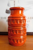 Scheurich "Inka" mid century kerámia váza 15.5 cm