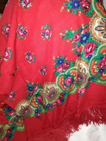 Gipsy, kasmírmintás rojtos nagy vállkendő  Üp