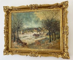 NÉMETH GYÖRGY/TÉLI UTCA LOVASSZEKÉRREL