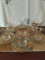 Törökkávés / teás szett (6db pohár + alj)
