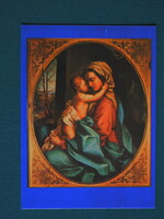 Képeslap - Pannonhalma, a szerető anya, márvány mozaik kép