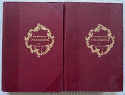 Gyulai Pál: Dramaturgiai dolgozatok 1908 aranyozott, dombornyomott kötésben