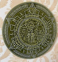 NAGYMÉRETŰ SCHÜTZ CILLI MAJOLIKA FALITÁL - 41 cm