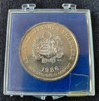 Aradi vértanúk.   Gyöngyösi csoport  MÉE . 1986 . Ag ezüst 35,50g/0.640/42,5mm