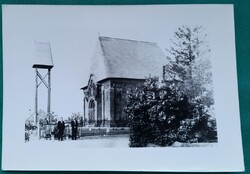 Árpád-kori műemlék, Karcsai Református templom, Bodrogköz,  1994,  fotó, képeslap