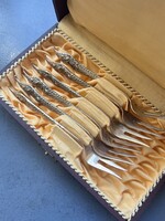 Réz csiga/ sajt villa készlet, saját dobozában