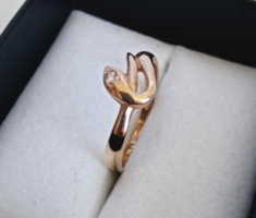 14K-os arany kígyós gyűrű kedvező áron