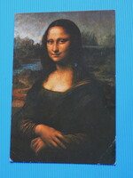 Képeslap - Mona Lisa francia képeslapon