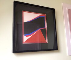 Nádler István. " Apám emlékére."Absztrakt , gyönyörű alkotás!! Azonnal falra akaszható állapotban!!