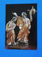 Képeslap - Taufkapelle Frankfurt a.M.: Keresztelő János és Jézus a Jordán folyónál