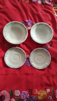Retro porcelán 4 db tányérok hibátlan állapotban