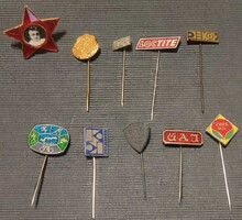 Retro Külföldi Jelvények 10 db !!! (18.2)