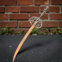 Csodás dísztőr, aprólékosan kidolgozott kard, 40 cm!