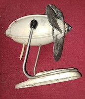 „Bomba formájú Tungsram asztali ventilátor – vintage magyar ipari design