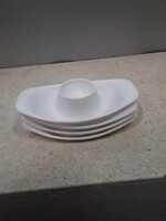 4 db retro fehér tojás tartó