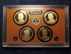 USA elnöki dollár szett 2015 PP - Truman, Eisenhower, Kennedy, Johnson